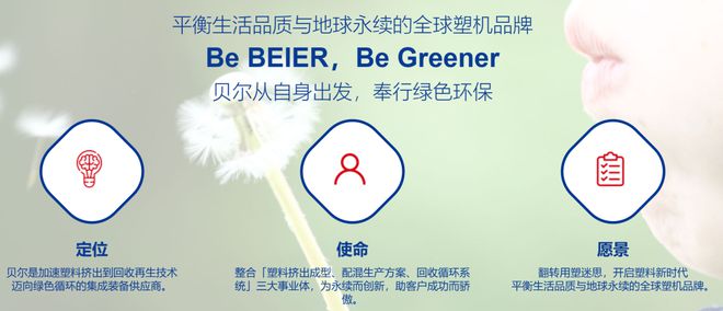 天博体育官方平台入口贝尔机械：加速塑料挤出到回收再生技术迈向绿色循环